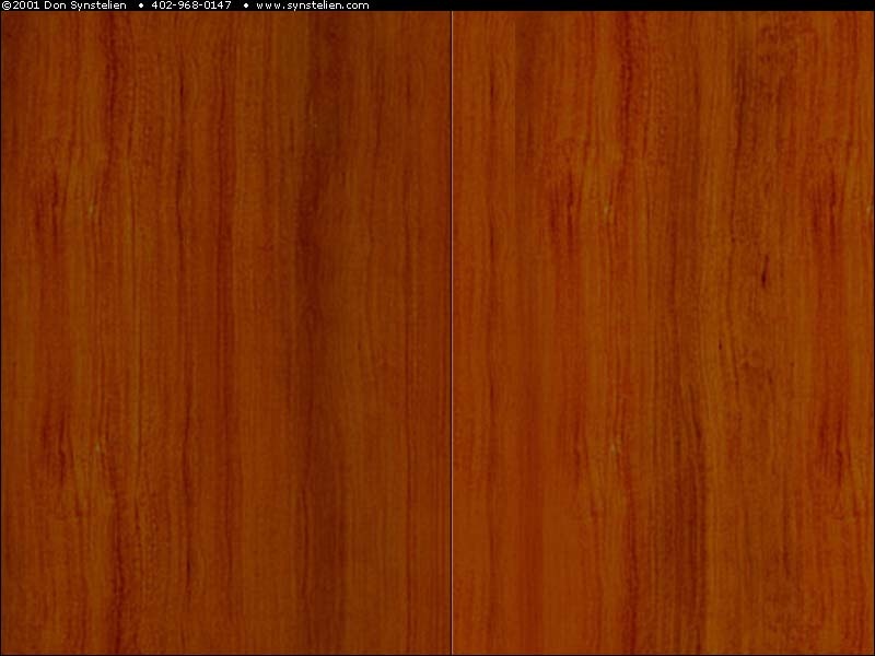 Mahogany wood panelling